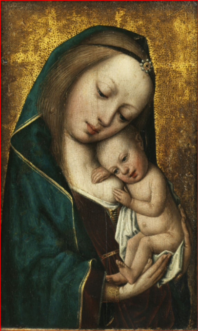 Beugier vierge enfant hampel