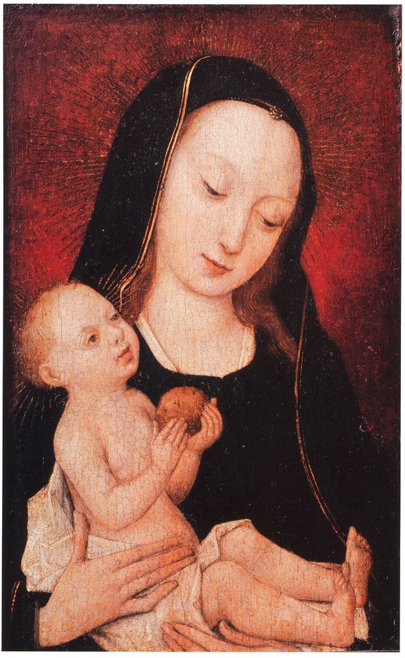 Beugier vierge à l'enfant louvre