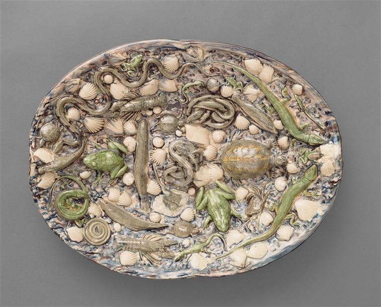 Bernard Palissy plat rustique Louvre